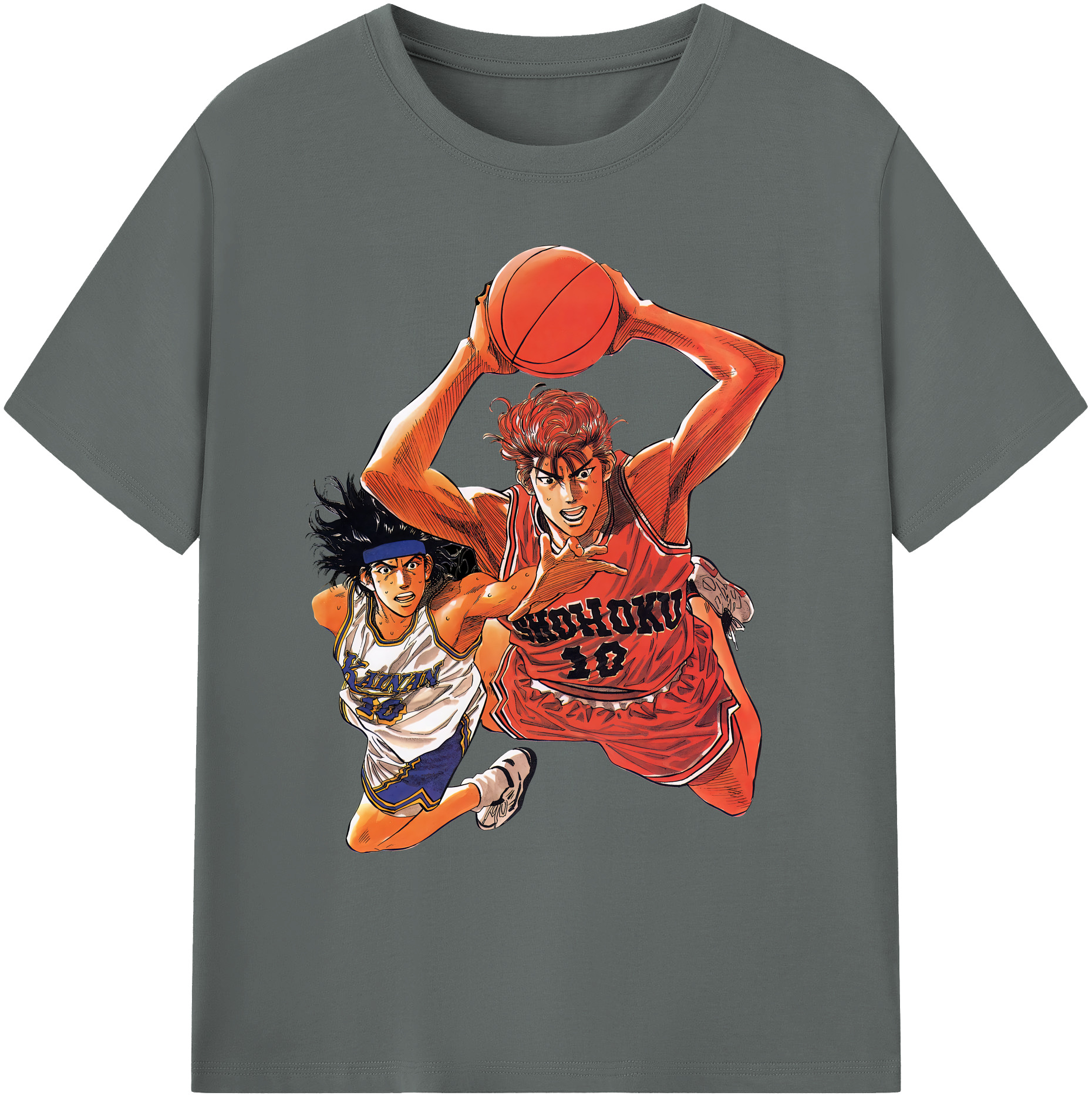 （画像用） SLAM DUNK／スラムダンク 綿100％ メンズ半袖Tシャツ｜肌触りやわらか＆通気性